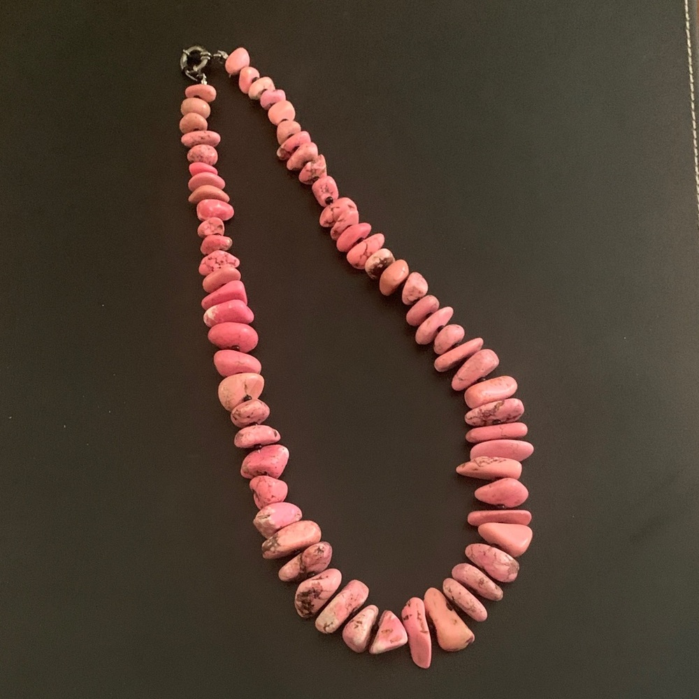 Pink Rhodonite Necklace